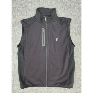 RLX Ralph Lauren Mens Golf Hybrid Full Zip Vest Black Size Medium